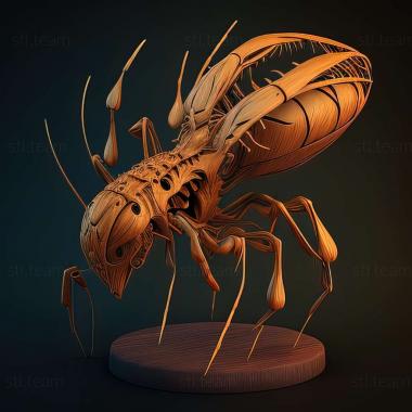 3D модель Pheidole ocypodea (STL)